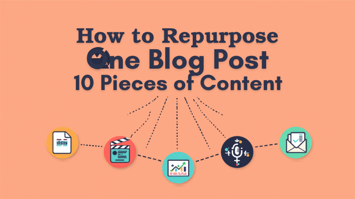 How to Repurpose One Blog Post Into 10 Pieces of Content