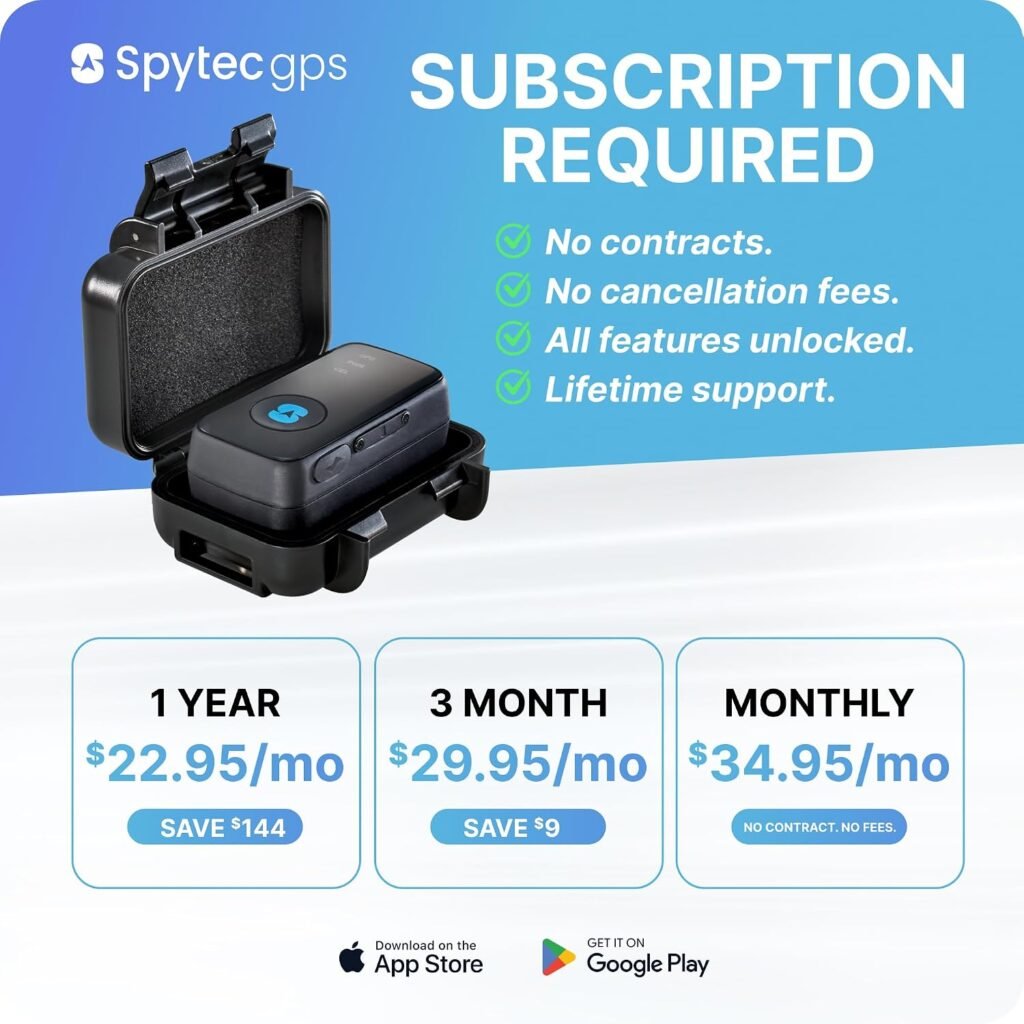 Spytec GPS Tracker for Vehicles and Kids